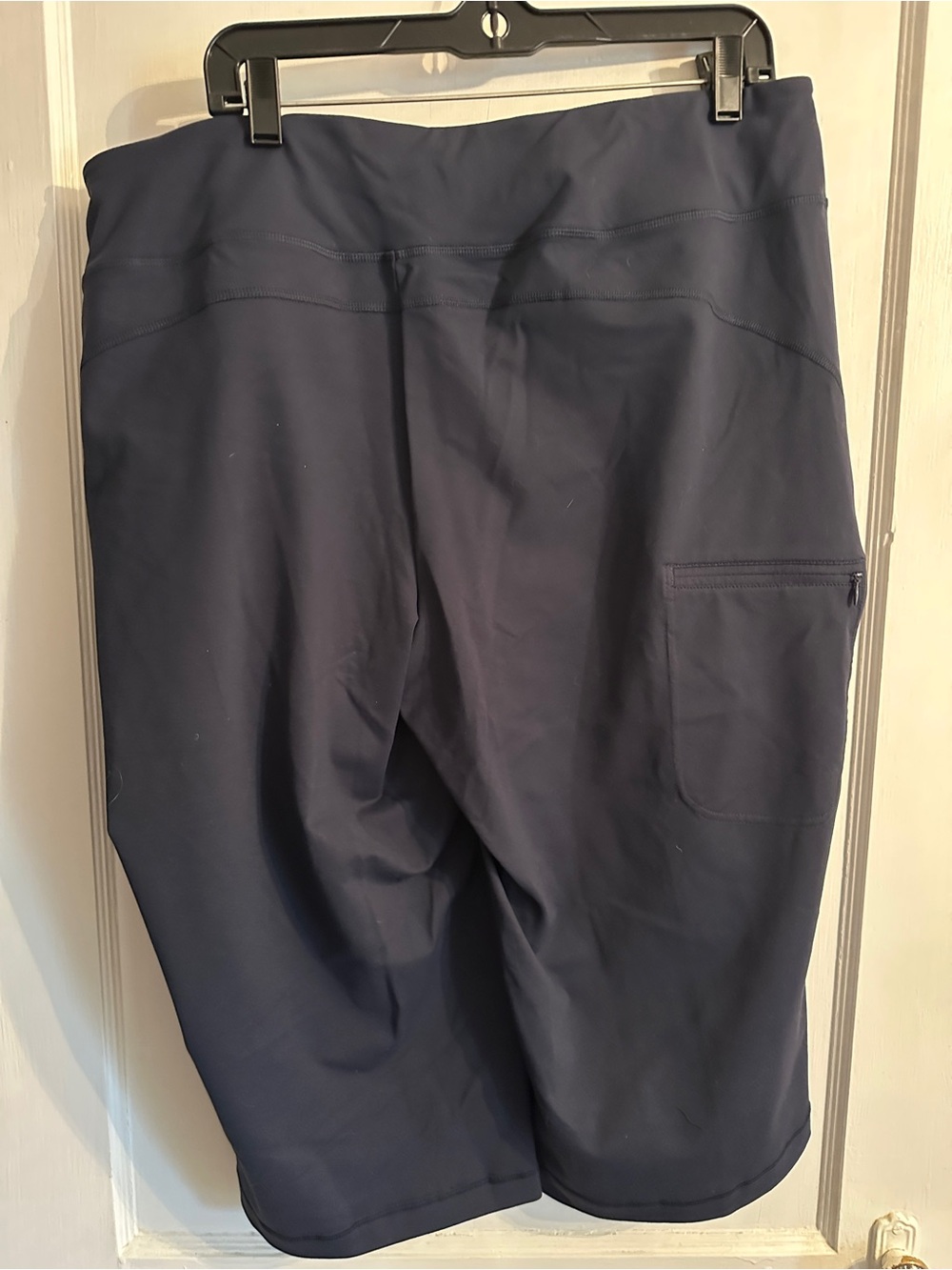 Women's Duluth Trading Navy NoGA Classic Capri Pants Plus Size 1X - Picture 3 of 5